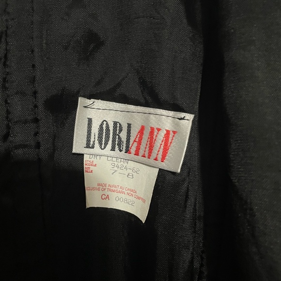 Vintage LoriAnn 80”s Little Black Dress - Picture 5 of 5